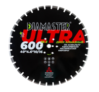 Диск алмазный отрезной сегментный Laser ULTRA 600*35/25,4*4,6 мм асфальт сухой-мокрый рез DIAMASTER