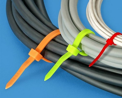 Стяжки нейлоновые 3.6x300мм хомуты 100шт.черные